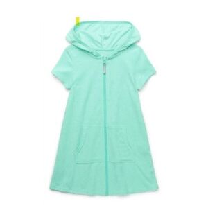 Wonder Nation Hooded Swim Coverup Young Girls MEDIUM 7/8